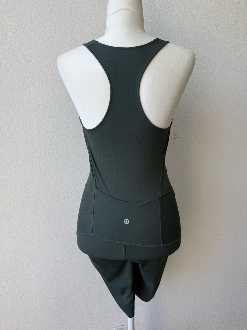 Lululemon SenseKnit Running One-Piece Romper Smoked Green Spruce - Picture 5 of 12